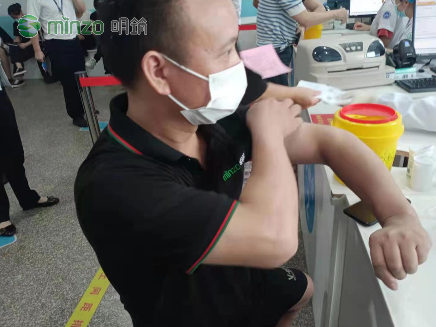 積極響應(yīng)政府號召，明筑組織全體職工接種疫苗